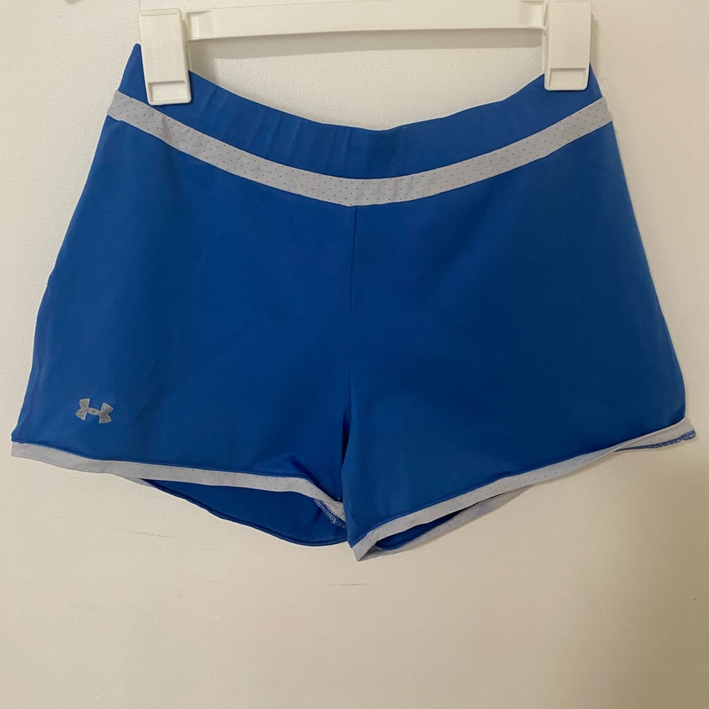 Under Armour Blue Spandex Gym Shorts
